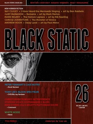 cover image of Black Static #26 Horror Magazine